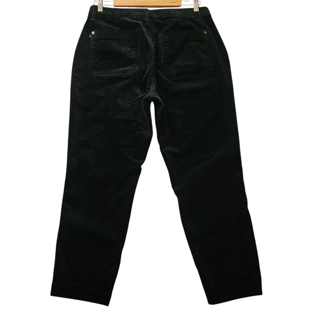 Judy Blue Jogger Corduroy Pants Women 11/30 Dark Green Stretch Tapered JB88863 C - Picture 2 of 8